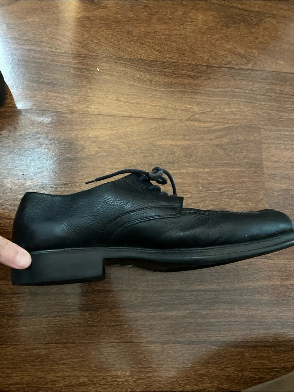 Sandro Moscoloni Black Leather Dress Shoes Sz 10